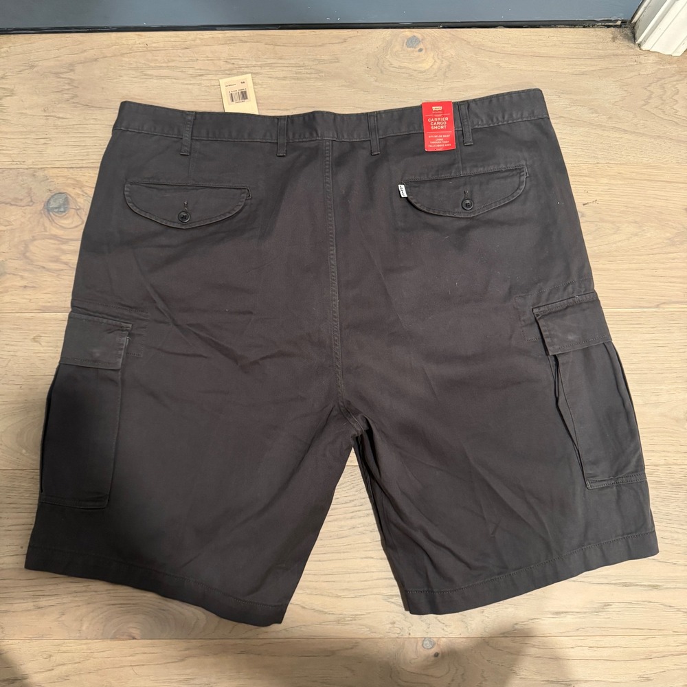 Levi's Big & Tall Carrier Cargo Shorts Size 46 NWT Gray‎ Outdoor Casual - Picture 3 of 7